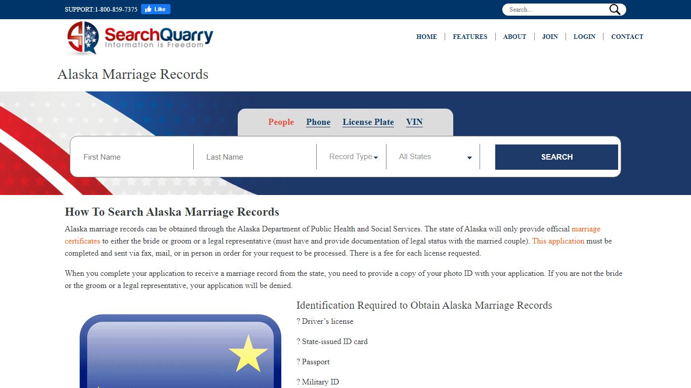 Free Alaska Marriage Records Search | Enter a Name to Begin - SearchQuarry